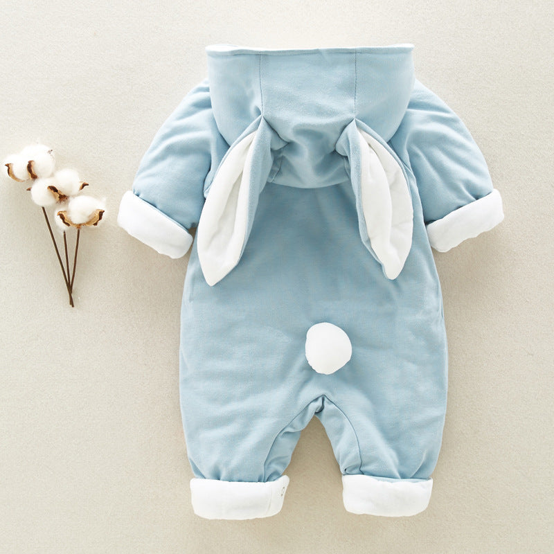 Warm Cotton Padded Baby Onesie