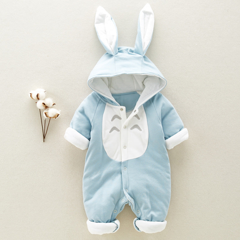 Warm Cotton Padded Baby Onesie