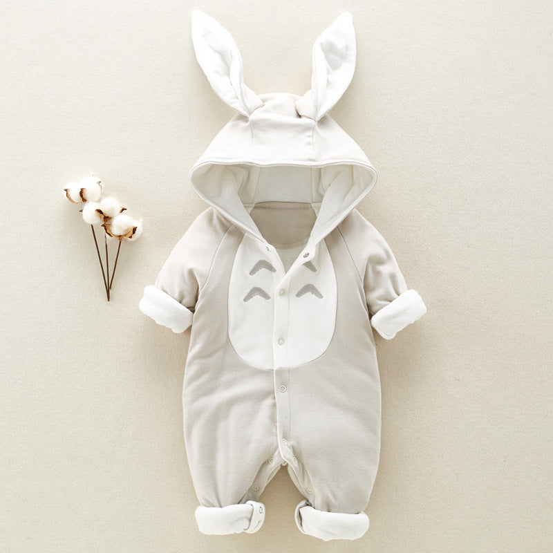 Warm Cotton Padded Baby Onesie